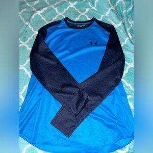 under armour loose heat gear large womens Blue